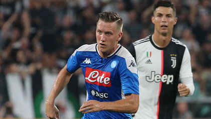 Piotr Zieliński (Napoli) i Cristiano Ronaldo (Juventus)