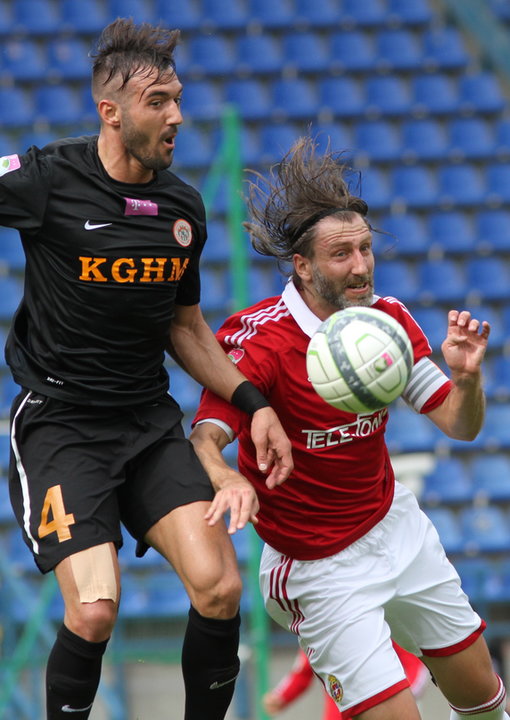 PIŁKA NOŻNA EKSTRAKLASA WISŁA KRAKÓW KGHM ZAGŁĘBIE LUBIN