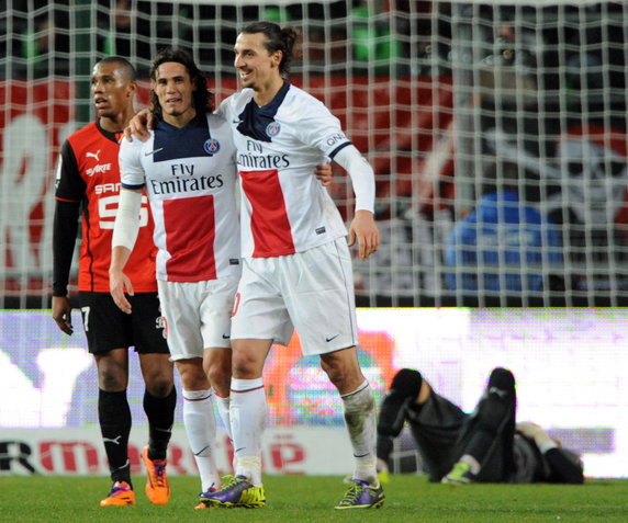 Zlatan Ibrahimovic i Edinson Cavani