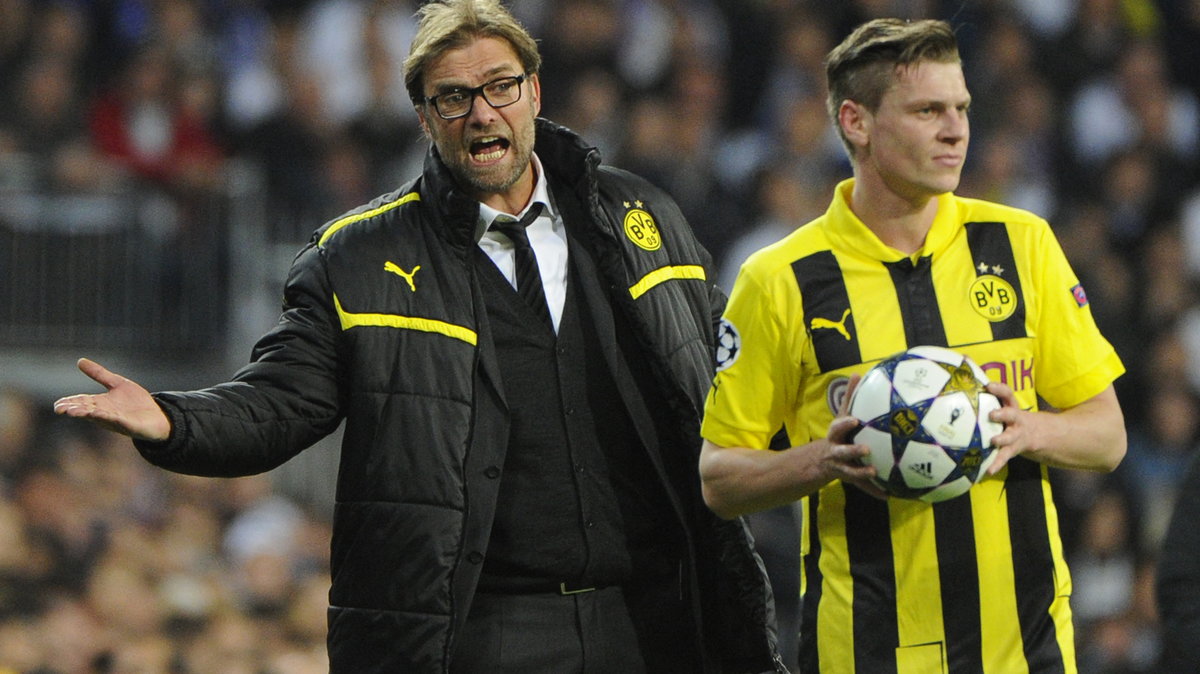 Juergen Klopp i Łukasz Piszczek