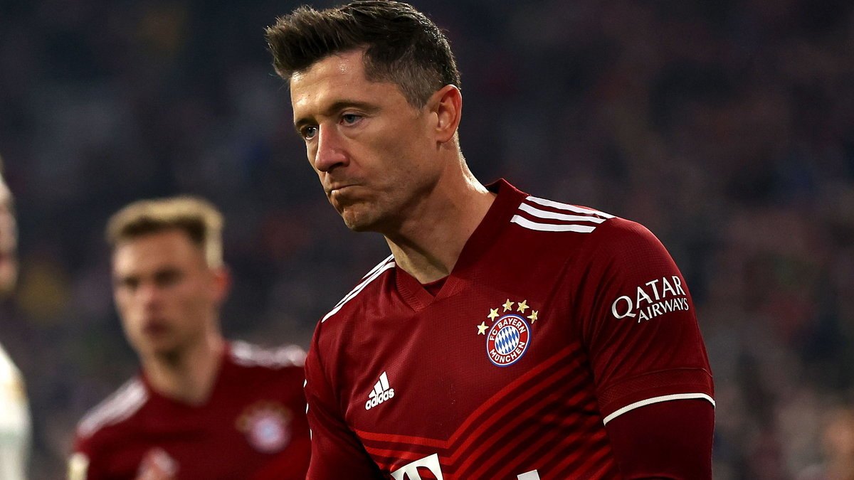 Robert Lewandowski w meczu z Unionem