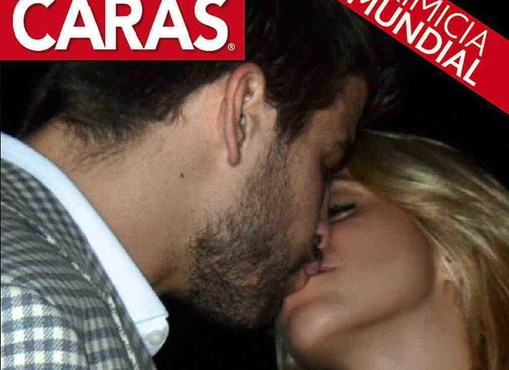 Okładka pisma "Caras" - Gerard Pique i Shakira