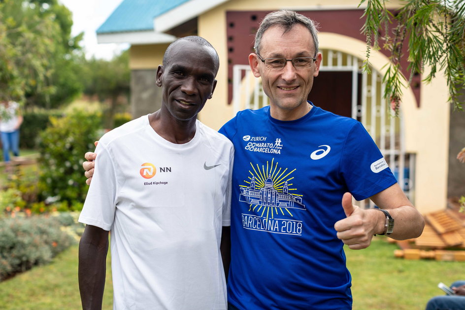 Eliud Kipchoge i Ryszard Opiatowski