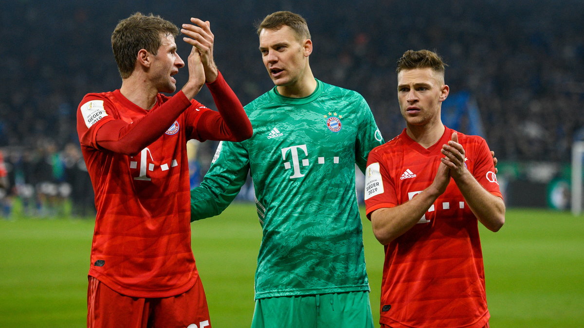 Thomas Mueller, Manuel Neuer i Joshua Kimmich