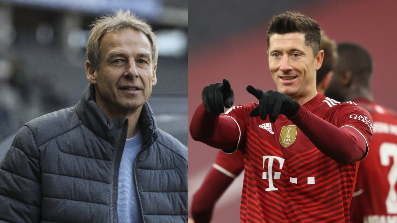 Juergen Klinsmann i Robert Lewandowski