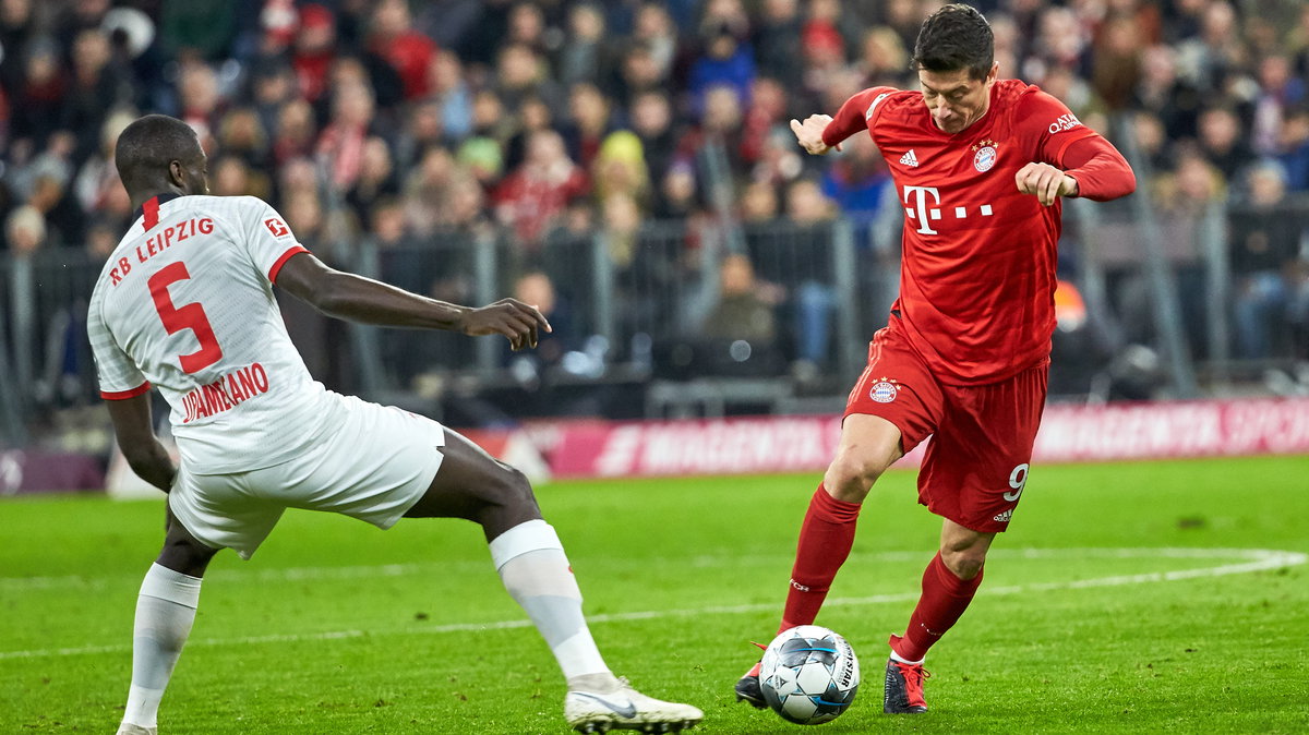 Dayot Upamecano i Robert Lewandowski