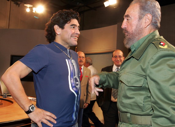 Diego Maradona i Fidel Castro