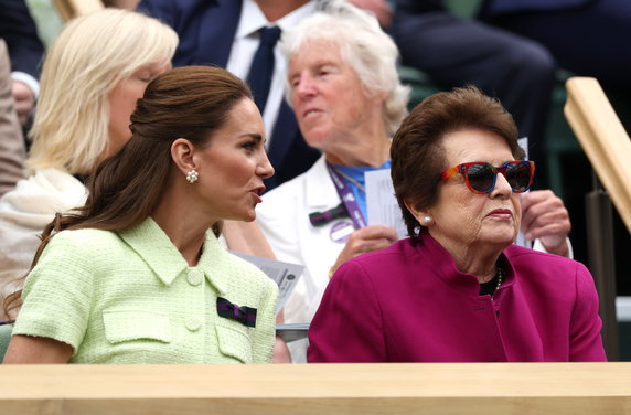 Księżna Kate i legenda tenisa Billie Jean King