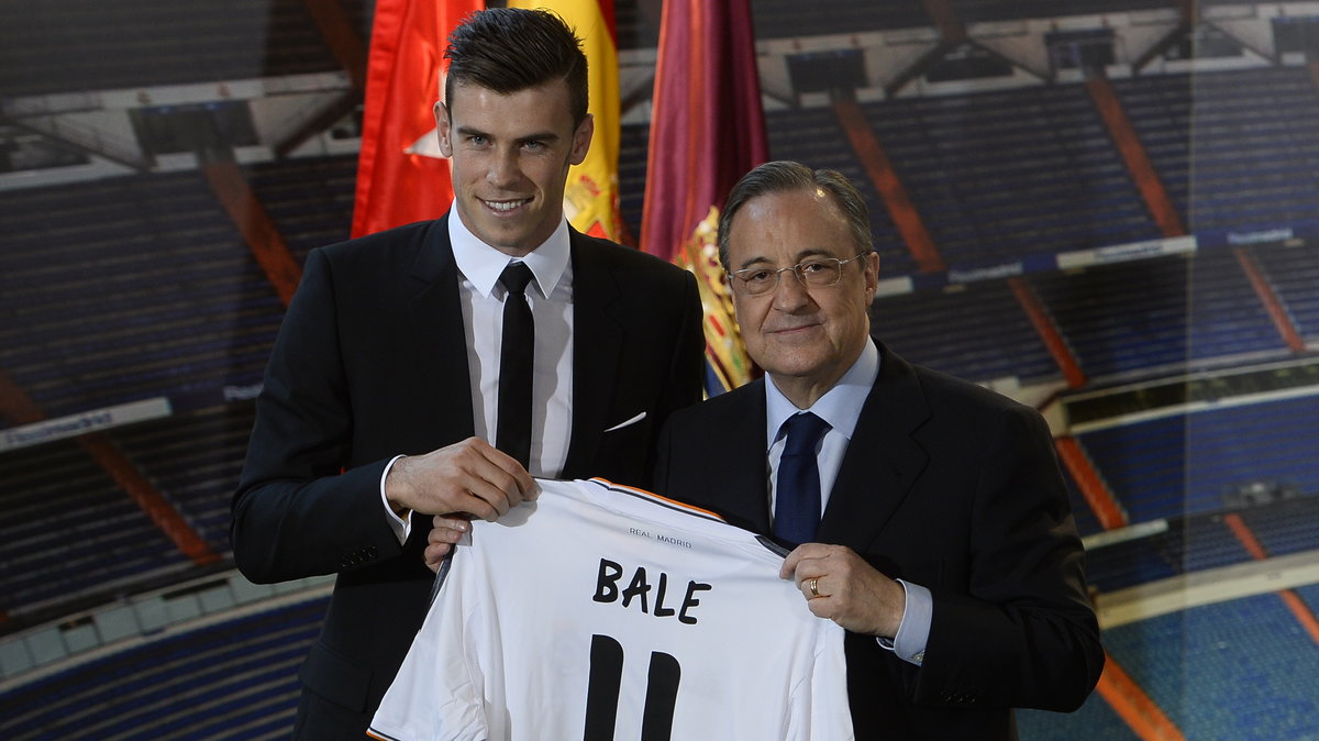 Gareth Bale i prezydent Florentino Perez