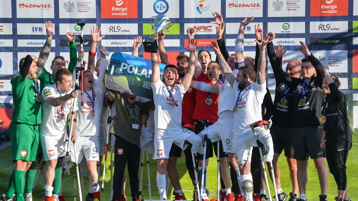 Reprezentacja Polski wygrała Amp Futbol Cup 2021