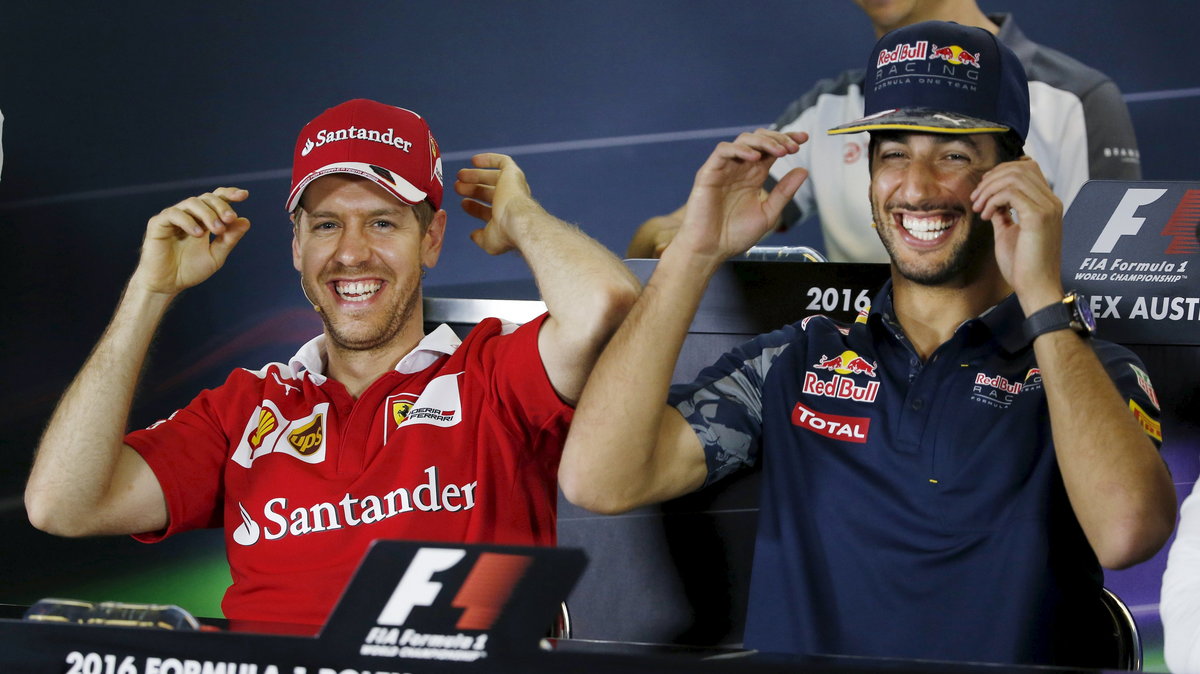 Sebastian Vettel i Daniel Ricciardo