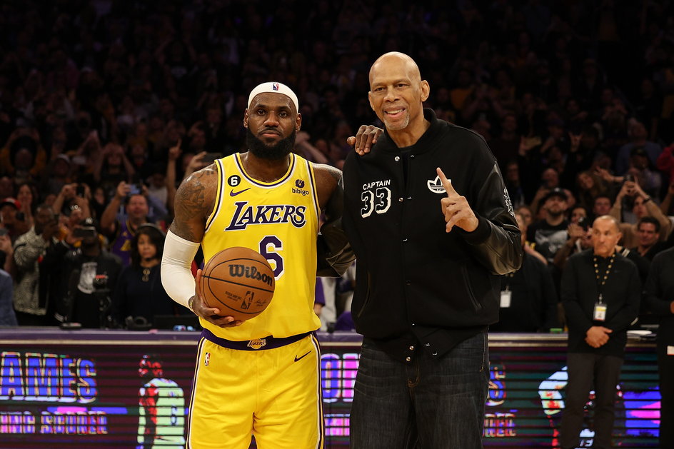 LeBron James i Kareem Abdul-Jabbar