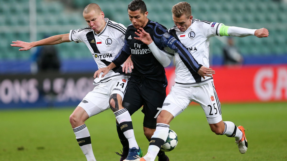 Pilka nozna. Liga Mistrzow. Legia Warszawa - Real Madryt. 02.11.2016