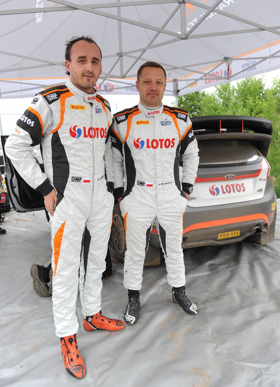 Robert Kubica i Maciej Szczepaniak, rok 2015