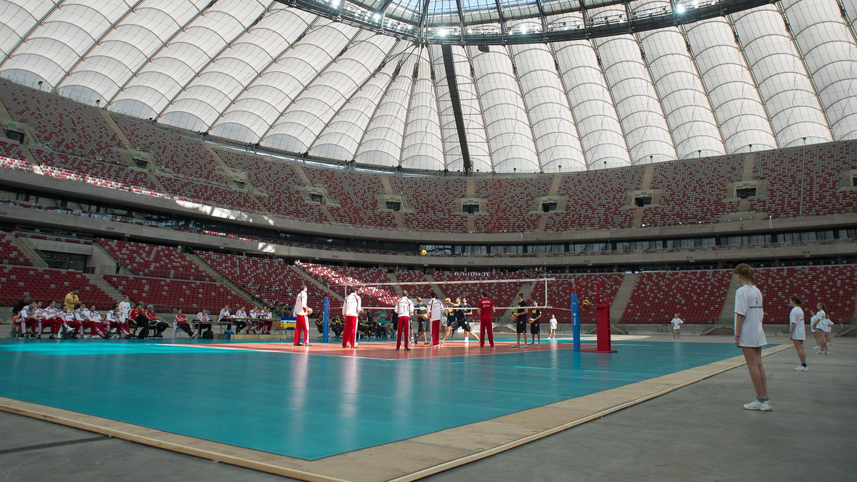 Siatkarze na Stadionie Narodowym