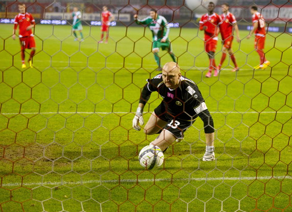 PIŁKARSKA EKSTRAKLASA WIDZEW KONTRA LECHIA