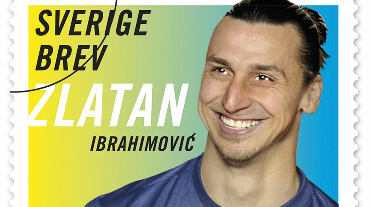 Ibrahimovic na znaczkach pocztowych