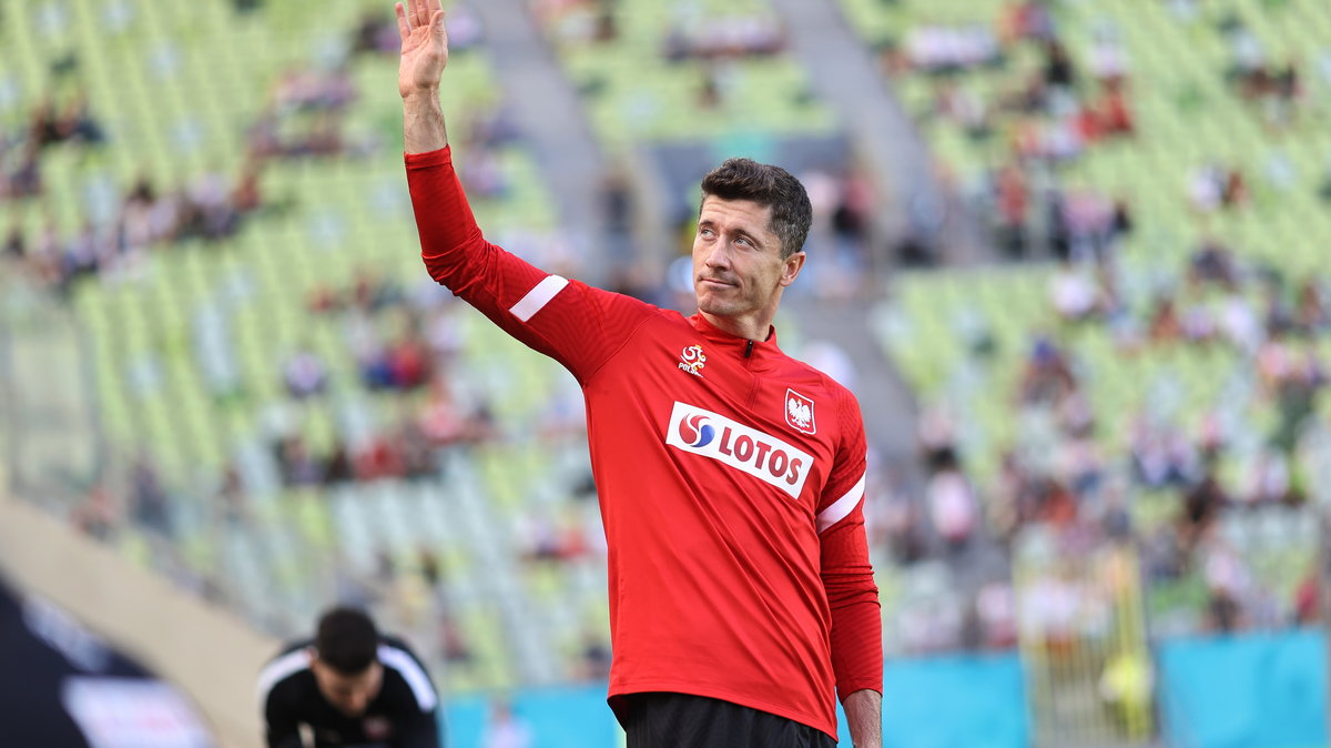 Trening reprezentacji w Gdańsku (Robert Lewandowski)