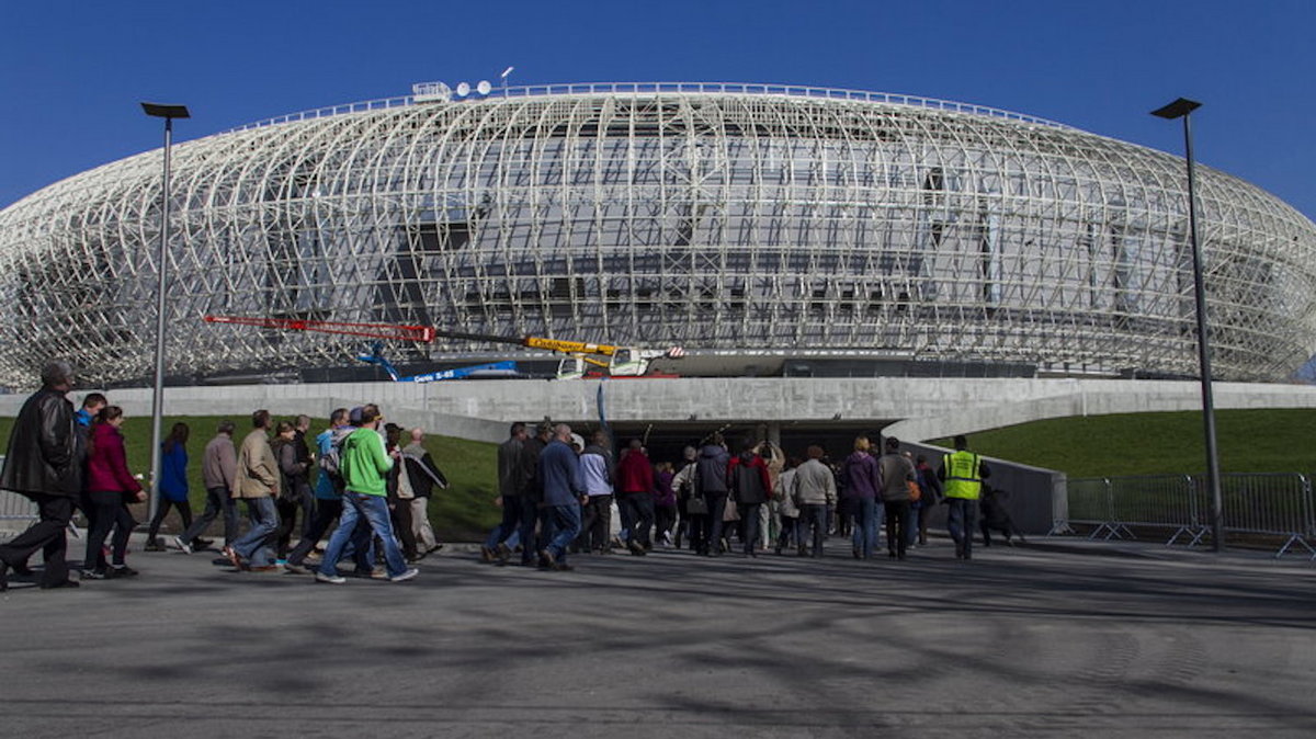 Kibice przed Tauron Areną w Krakowie , fot. Onet.pl