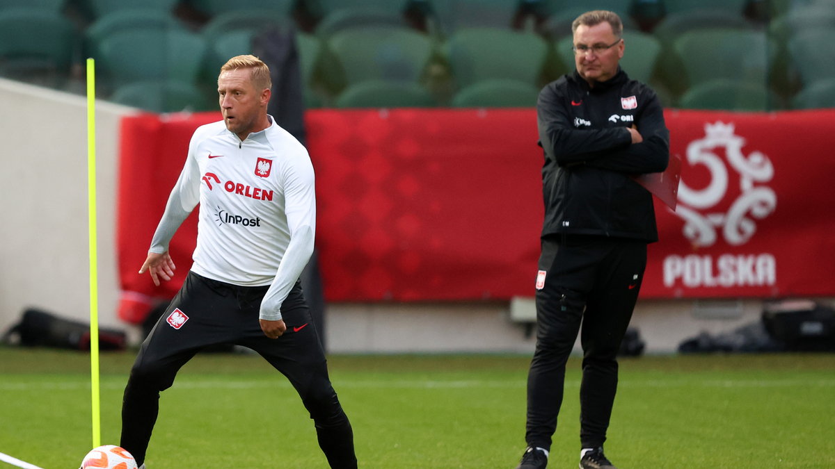 Kamil Glik i Czesław Michniewicz