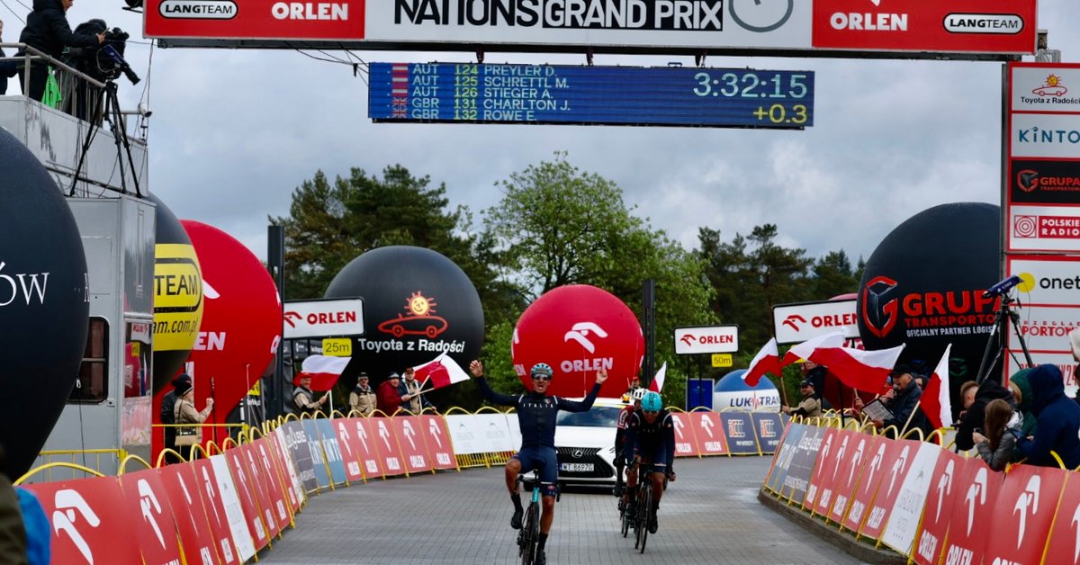 Włosi najlepsi w deszczu! Ludovico Maria Mellano nowym liderem ORLEN Wyścigu Narodów