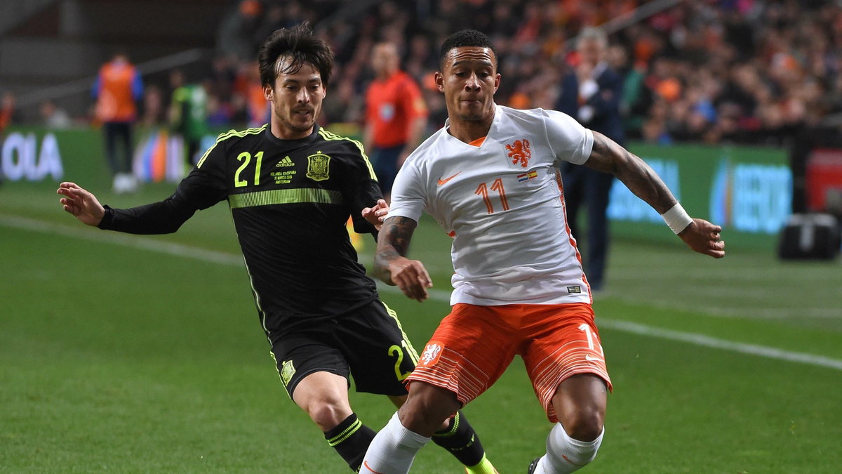 Memphis Depay, David Silva, Holandia, Hiszpania