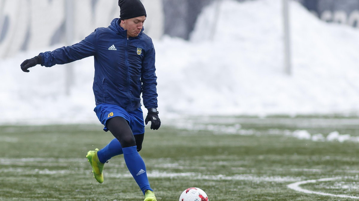 Pilka nozna. Ekstraklasa. Arka Gdynia. Trening. 09.01.2017