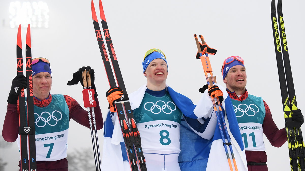 Skład podium biegu na 50 km 