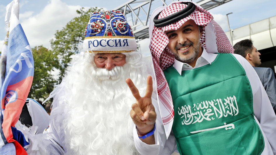 epa06806621 - RUSSIA SOCCER FIFA WORLD CUP 2018 (Group A Russia vs Saudi Arabia)