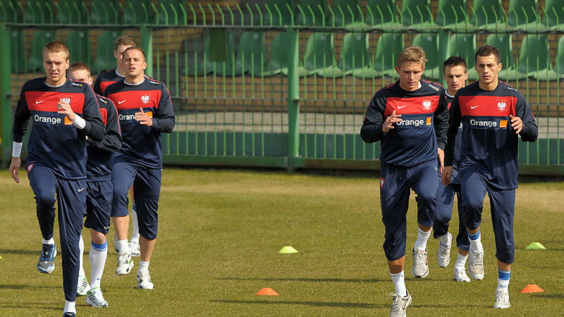 Trening reprezentacji Polski