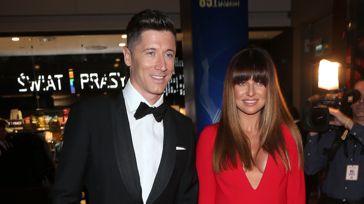 Robert Lewandowski i Anna Lewandowska