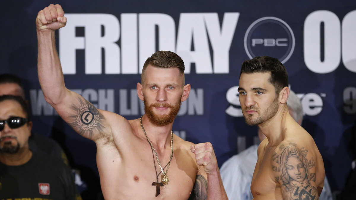 Andrzej Fonfara (po lewej) i Nathan Cleverly