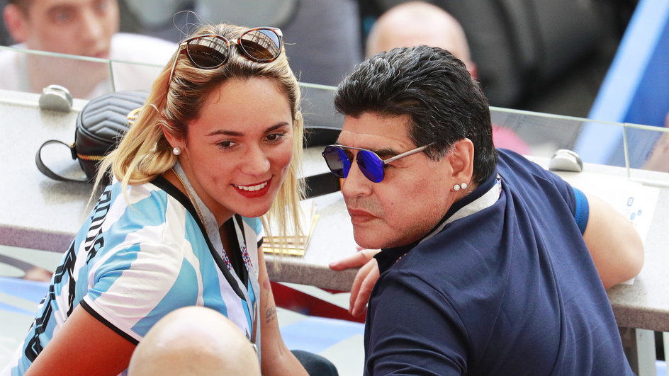 Diego Maradona i Rocio Oliva