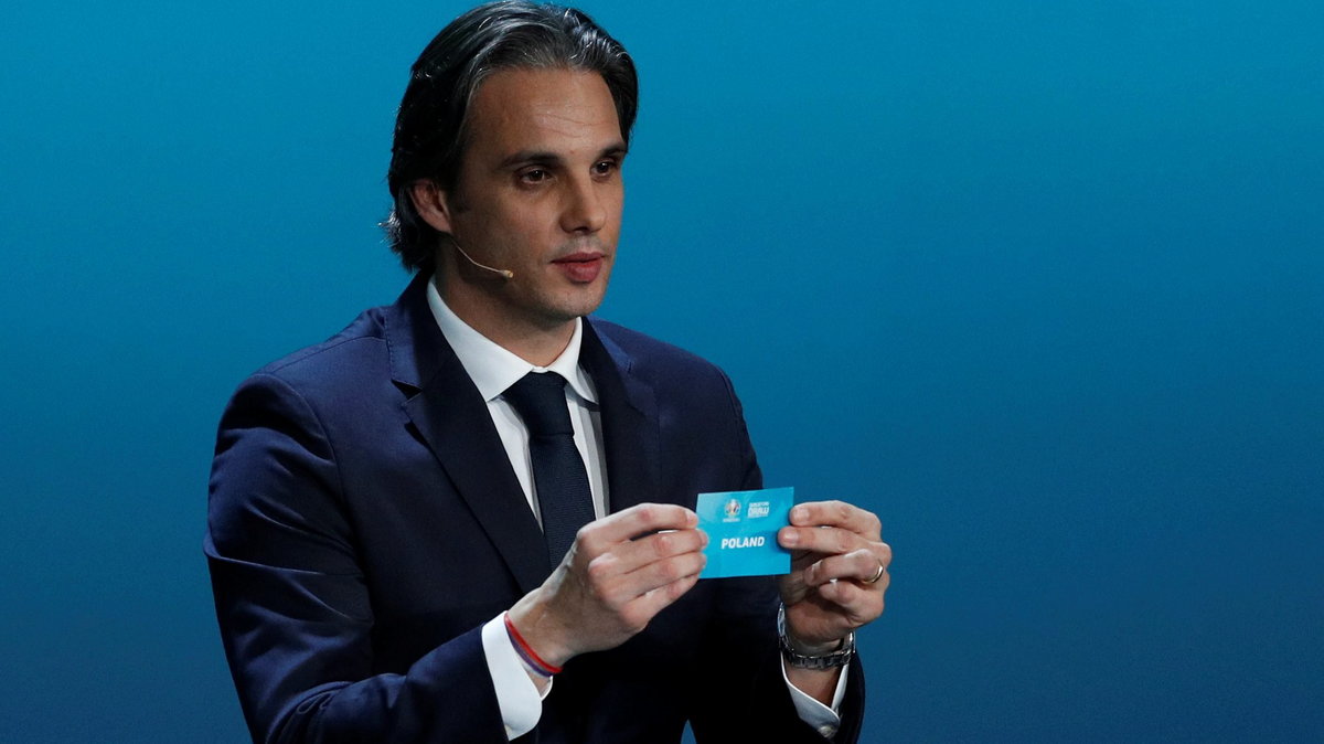 Nuno Gomes losuje Polskę