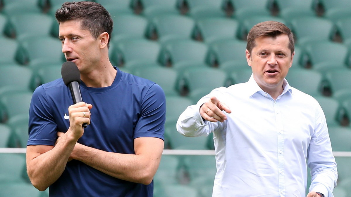 Robert Lewandowski i Cezary Kucharski