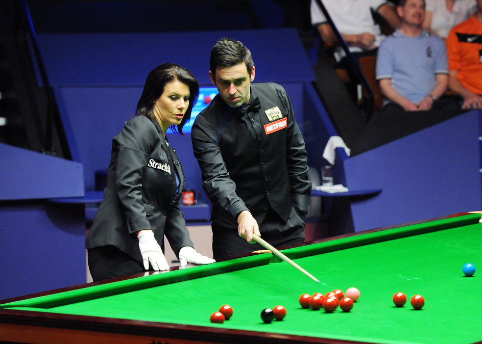 Michaela Tabb i Ronnie O'Sullivan