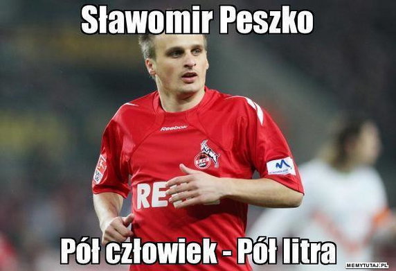 Sławomir Peszko bohaterem memów