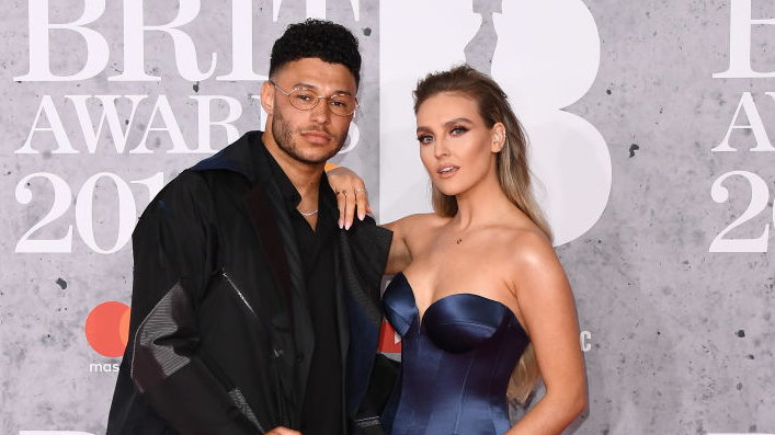 Alex Oxlade-Chamberlain z piękną partnerką na Brit Awards