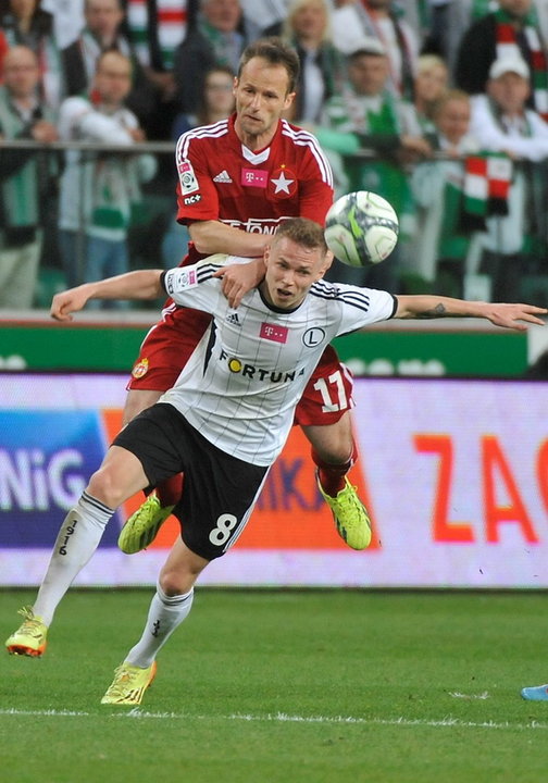 PIŁKA NOŻNA LIGA POLSKA LEGIA WARSZAWA WISŁA KRAKÓW (Ondrej Duda Ostoja Stjepanović)