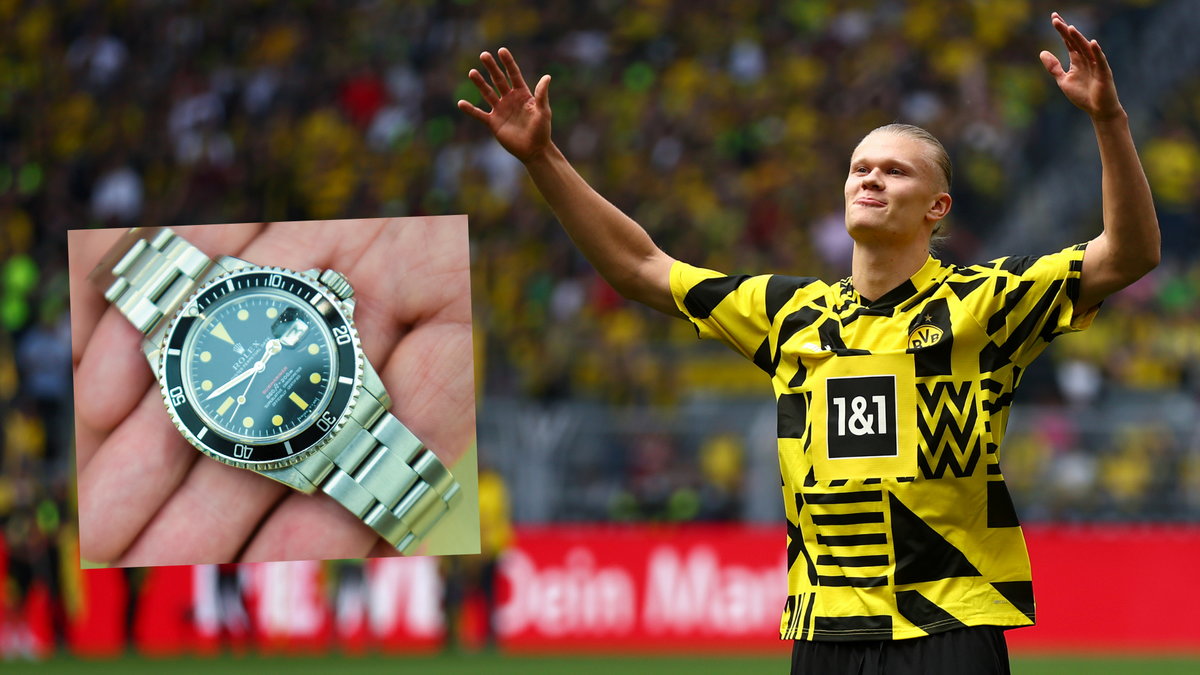 Erling Haaland zakupił dla kolegów zegarki Rolex Submariner