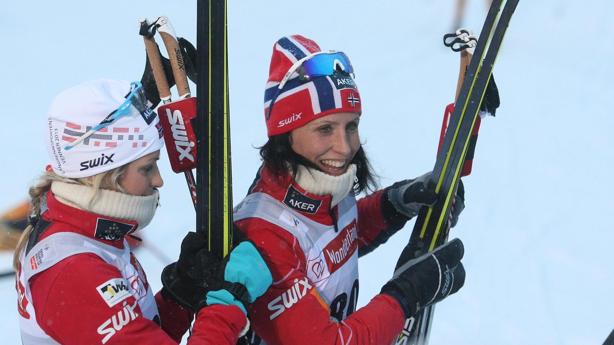 MARIT BJOERGEN, THERESE JOHAUG