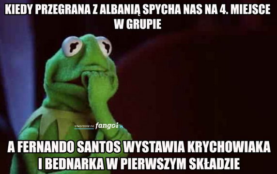 Memy po meczu Albania — Polska