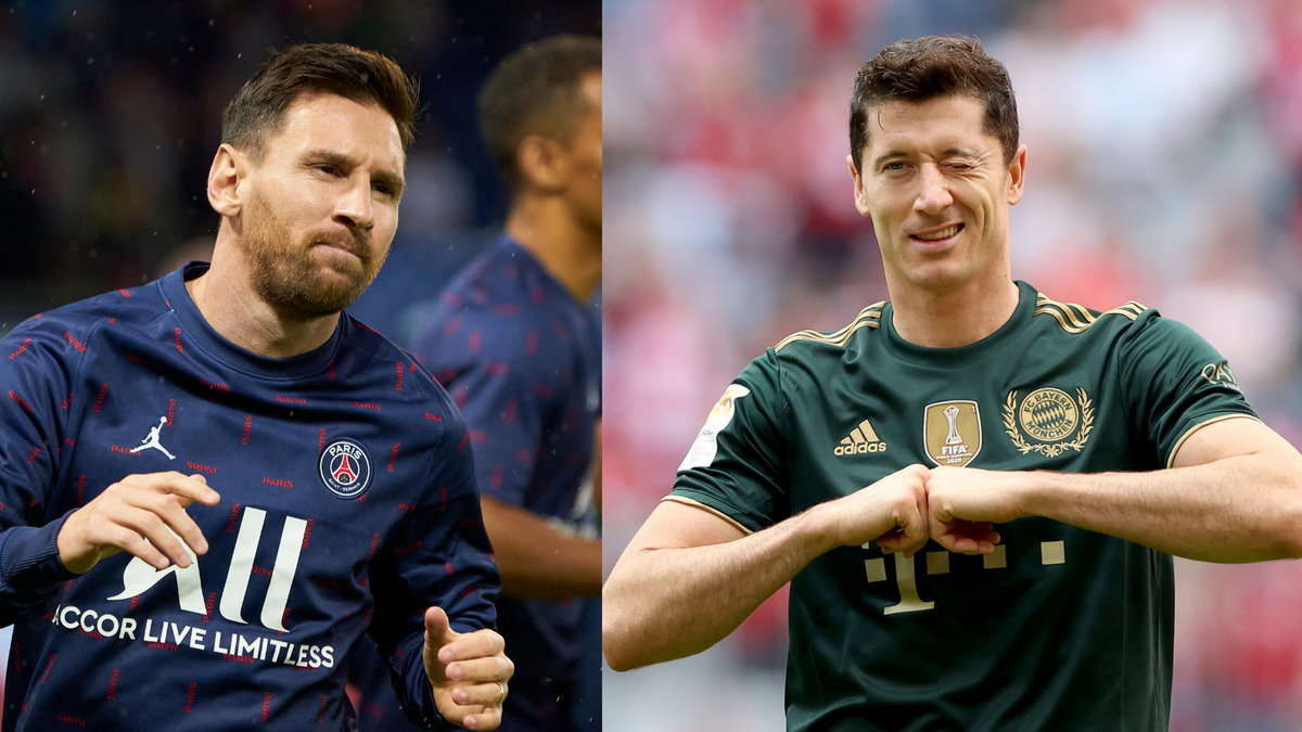 Leo Messi (z lewej) jest faworytem do wygrania Złotej Piłki, ale Robert Lewandowski (z prawej) nie odpuści