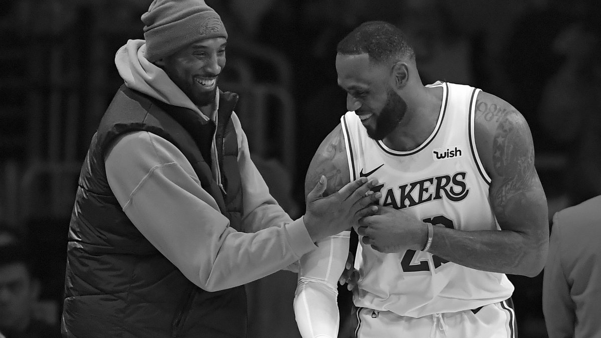 Kobe Bryant (L) i LeBron James