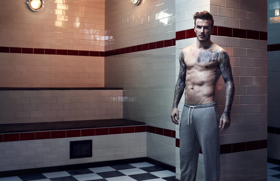 David Beckham w reklamie dla H