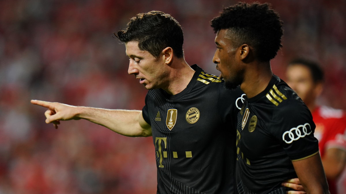 Kingsley Coman zestawil Harry'ego Kane'a z Robertem Lewandowskim