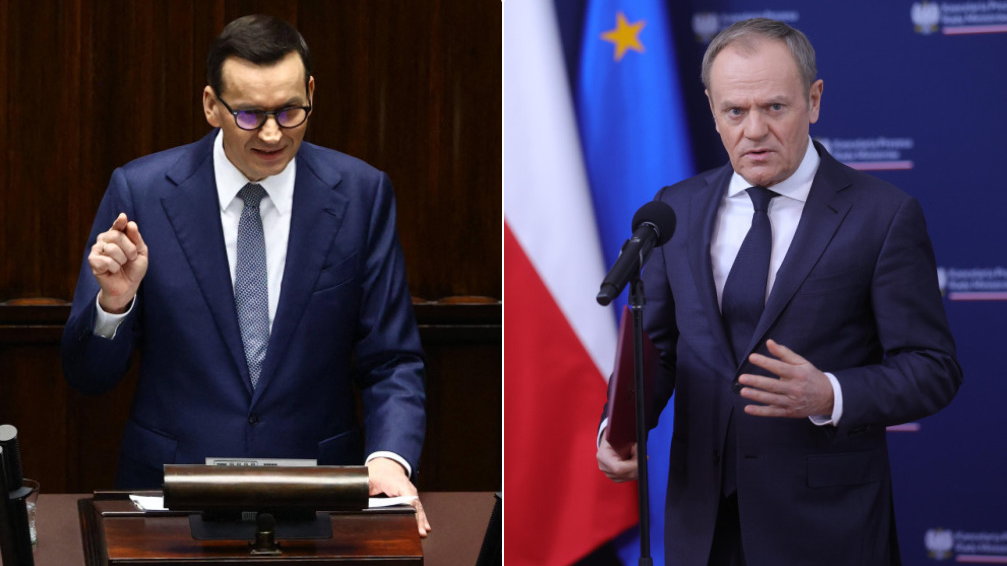 Mateusz Morawiecki oraz Donald Tusk