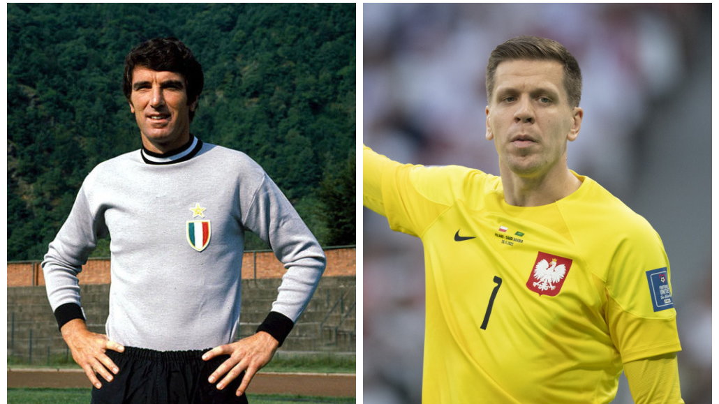 Dino Zoff w 1982 r. i Wojciech Szczęsny 