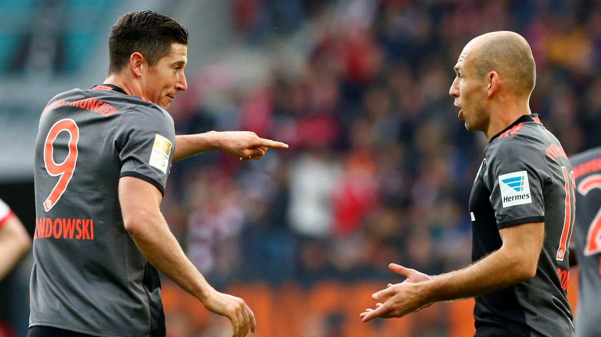 Robert Lewandowski i Arjen Robben 