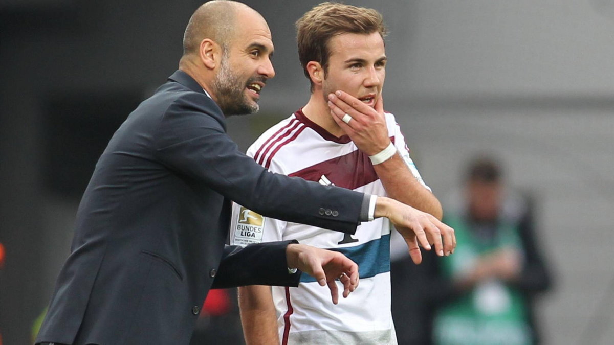 Josep Guardiola i Mario Goetze